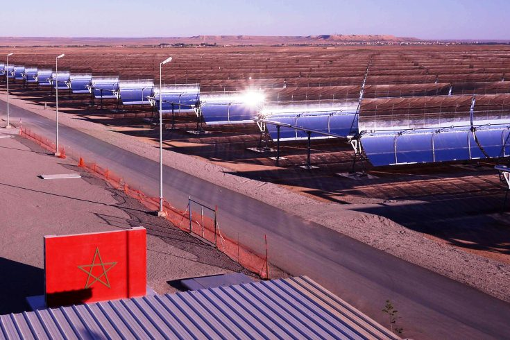 The Ain Beni Mathar ISCC solar field - Morocco